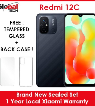 小米Redmi 12C 128GB/全球版/1年本地小米保修