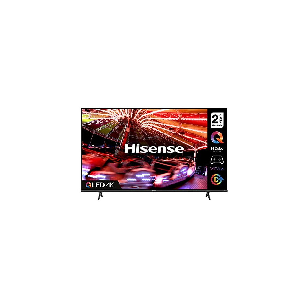 Hisense 43E7HQTUK QLED Gaming Series 43-inch 4K UHD Dolby Vision HDR Smart TV with YouTube, Netflix, Disney + Freeview Play and Alexa Built- 